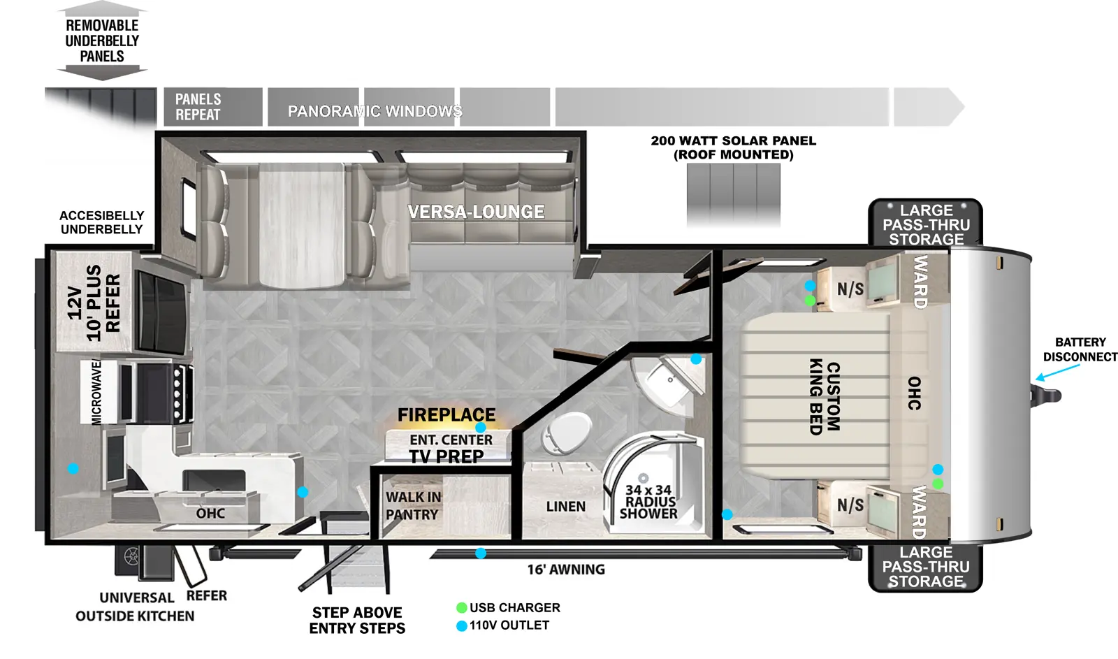 Evo Northwest 2510RK Floorplan